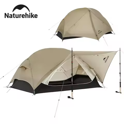 Naturehike Mongar UL Tent 2 Person 3 Season Camping Tent 15D Waterproof Ultralight Backpacking Tent 