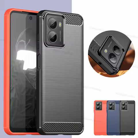 For HMD Fusion Case HMD Fusion Cover Funda Shockproof Brushed TPU Anti-Slip Silicone Protective Phon