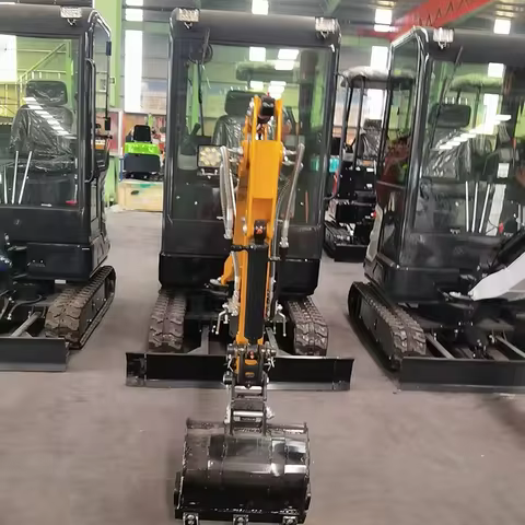 Customized Mini Excavators 1.8 ton Mini Hydraulic Agricultural Digger for Garden Farm 1800kg with Cr