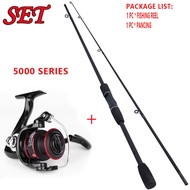 set pancing lengkap murah PANCING 1 SET LENGKAP Ultralight Carbon Fiber Alat Pancing 1.8m/2.1m/2.4m 