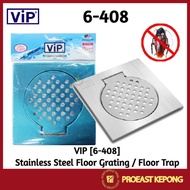 VIP - [ 6-408 ] 6'' x 6'' Stainless Steel Floor Grating / Floor Trap
