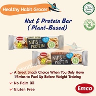 EMCO Protein Bar with Nuts (35g) | Gluten Free | Peanut Butter | Chocolate & Almonds