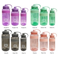 【Ready Stock】Sport Anti-Fall Large Capacity With Straw 1Litre 1.5Litre 2Litre Water Bottle大容量吸管水壶水瓶 HM39