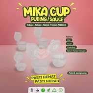 Sauce Cup Sambal Cup Pudding Cup Thick 35ml 60ml 70ml 90ml 100ml Sambal Container Plastic Cup