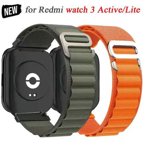 Nylon Alpine Loop for Redmi Watch 3 Active Sports Strap Wristband Correa for Xiaomi Redmi Watch 3 Ac