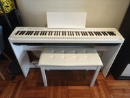 Roland FP30 White Digital Piano with Bench and Stand