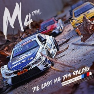 【RUM】1:32 Scale BMW M4 DTM Alloy Car Model Light & Sound effect diecast car Toys for Boys baby toys 