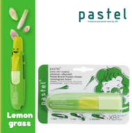 pastel - 泰國PASTEL微笑旋轉鼻通薄荷棒（檸檬草香味）[平行進口]