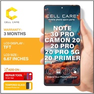 Lcd For Infinix Note 30 Pro X678B/Tecno Camon 20 CK6N/Camon 20 Pro CK7N/Camon 20 Pro 5G CK8N/Camon 2