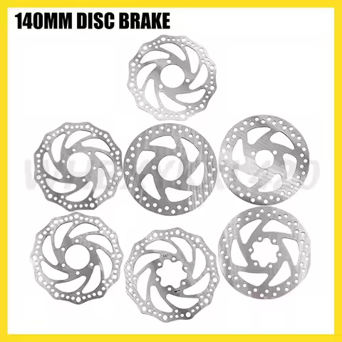 3/ 6 Holes Disc Brake Piece Rotor 140mm Electric Scooter Disc Brakes Rotor Electric Scooter Accessor