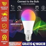 Colorful Remote Control RGB LED Bulb 3/s 5 Watt - 3 WATT