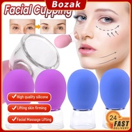 Bozak 1pc Glass Face Cupping Cup Face Lift Beauty Cupping Cup