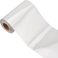 craspire Wallpaper Border in Brushed Silver for Peel and Stick 32.8 Feet x 4 Inch Mirror Frame Edge 