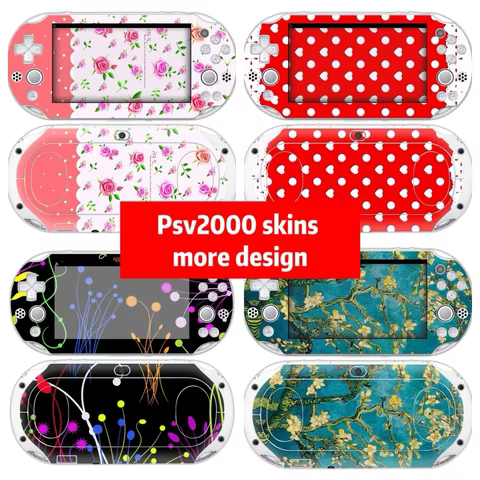 More design for ps vita 2000 skin sticker for ps vita 2000 Vinyl Decal for Device Protection pvc ski