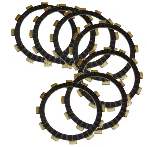 7PCS Motorcycle Clutch Friction Plates for SUZUKI RGV250 1991 GS500 2001-2006 GS500E 1989-2000 GS500