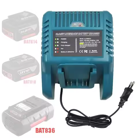 AL3620CV Lithium Battery Charger GAL3680CV For Bosch 14.4V 18V 36V BAT609 BAT609G BAT618 BAT618G BAT