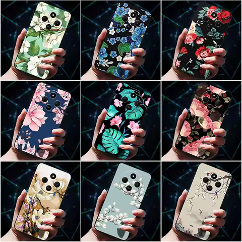 3D Flowers Emboss Fundas For Xiaomi Redmi 14C 4G Case Soft Silicone Phone Cases for Redmi 14C Back C