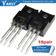 20PCS ( 10PCS 2SA1930 + 10PCS 2SC5171 ) A1930 TO-220 C5171 TO220 Original
