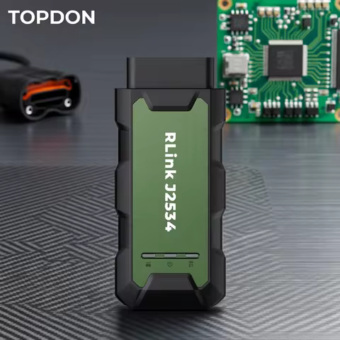 TOPDON RLink J2534 Pass-Thru Programmer OEM Reprogramming and Diagnostic Tool Enhanced J2534 VCI