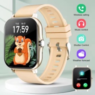 Smartwatch Bluetooth Call, Layar Sentuh, Dial, Kompatibel dengan Android, Pemantau Kebugaran, Musik 