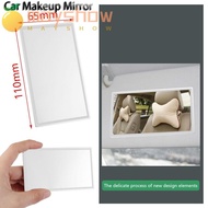MAYSHOW Car Cosmetic Mirror Back Sticker Shatterproof Stainless Steel Sun-shading