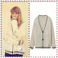 taylor swift cardigan Swift same style folklore Taylor knitted cardigan sweater