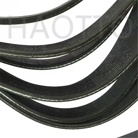 6PJ630 Rubber Conveyor Ribbed Belt for Treadmill / Woodworking Lathe 248J6