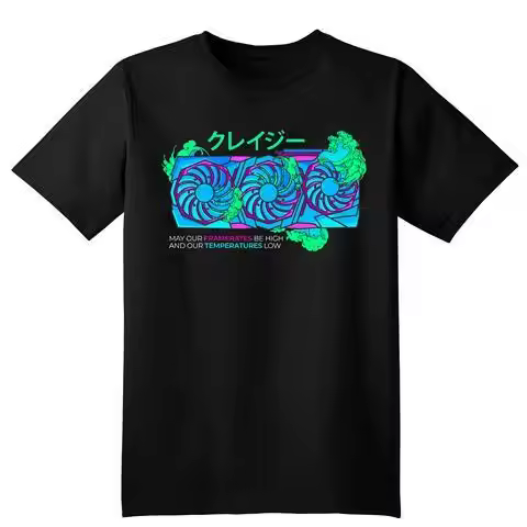 2026 New Graphics Card RTX Short-sleeved Ryzen AMD NVIDIA Nvidia GTX Intel Gaming T-shirt for Men