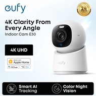 Eufy Indoor Cam E30 – Security Camera to Monitor People/Pets, Color Night Recording, 360 Rotation, H