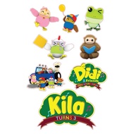 Didi And Friends Birthday Cake Topper with Custom Name