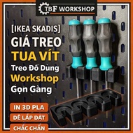 Ikea Skadis Screwdriver Holder - Pegboard Skadis Screwdriver Holder Workshop Accessories