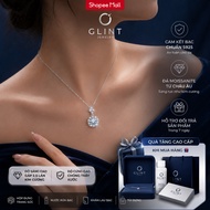 S925 Moissanite 1 Carat Silver Women's Necklace – Genuine GLINT Jewelry – Bloom Circle Luxury GRA Sh