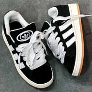 Kasut hitam dan putih AD Campus Kasut sukan lelaki kasut skate gaya kasual
