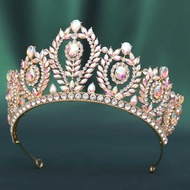 Bridal Crown Pageant Concept Crown Baroque Alloy Crown Wedding Dress Accessories Headdress