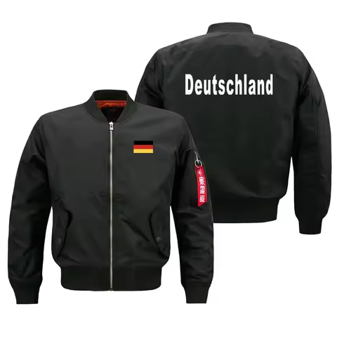 Funny Germany Military Flight Aviation Men Ma1 Bomber Jacket Outdoor Windproof Man Baseball Coats