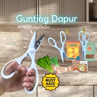 Gunting dapur Putih Aesthetic eatetik aesthetic imhome co id peralatan