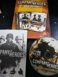 網拍唯一 絕版二戰經典 PC GAME 電腦遊戲  英雄連隊黃金合輯 英雄連隊+火線對決中文版