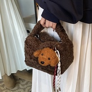 Niche Furry Bag for Women New Autumn Winter Versatile Crossbody Bag Furry Bag XKCE
