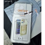 Clear card case realme note 70 realme 15 realme 15 pro c71 realme 14 5g 14t c75 c75x card slot clear