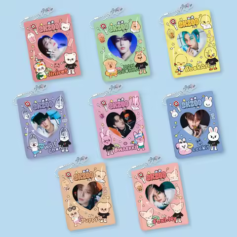 Stray Kids Skzoo Photocard Album 3 Inch Aesthetic Cartoon Photo Storage Binder Kpop Star Collection 