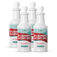 Isopropyl Alcohol (IPA) 91% Purity - USP/Medical Grade - First Aid Antiseptic, Topical Rubbing Alcoh