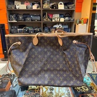 路易威登/LV 經典款 老花 neverfull 大號  底長40 無子袋  08年