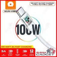 Cable - Data Cable - WUW - 5A 100W Fast Charging Data Cable - C To C