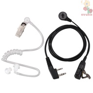 AVUKA PTT MIC Headset Two Way UV-5R BF-888S CB Earbud Headphone Air Guidance Headset Walkie Talkie A