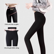 [Korean Umi Fabric Type 1] High Quality Leggings with Pockets Imported Korean Umi Fabric 4-Way Stret
