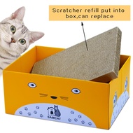 Square Cat Scratch Box Cat Scratch Board Scratch Board Cat