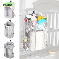 ME Storage Bag, Infant Products Convenient Crib Hanging Bag, High Quality Multifunction Diaper Storage Cot Bed Organizer