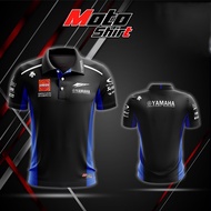 MOTOSHIRT YAMAHA YA-A04-20 เสื้อโปโล MOTOGP เสื้อคอปกแขนสั้น เสื้อโปโลฤดูร้อนผ้ากีฬาฮาราจูกุ 2567