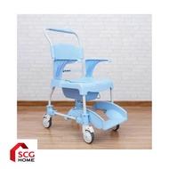 Tacni Moem รถเข็นอาบน้ำและนั่งถ่ายแบบมีล้อ Commode chair moem bath