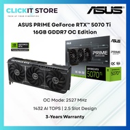 ASUS PRIME GeForce RTX™ 5070 Ti 16GB GDDR7 OC Edition Kad GPU Graphics Card | PRIME-RTX5070TI-O16G